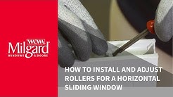 How to Install and Adjust Rollers on a Horizontal Vinyl Sliding Window