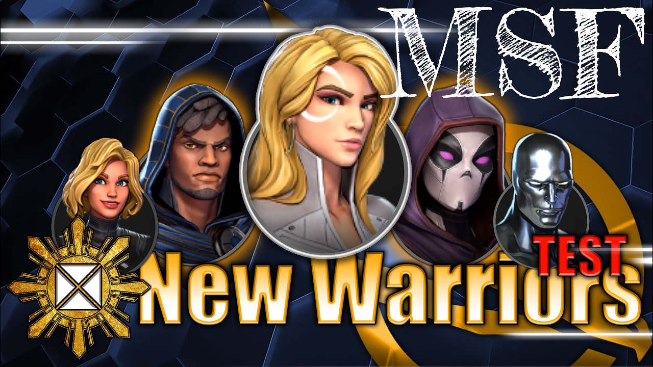 Testing New Warriors [Marvel Strike Force] War Defense Edition MSF