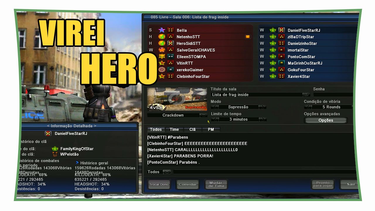 UP do Daniel Pra Hero - Point Blank