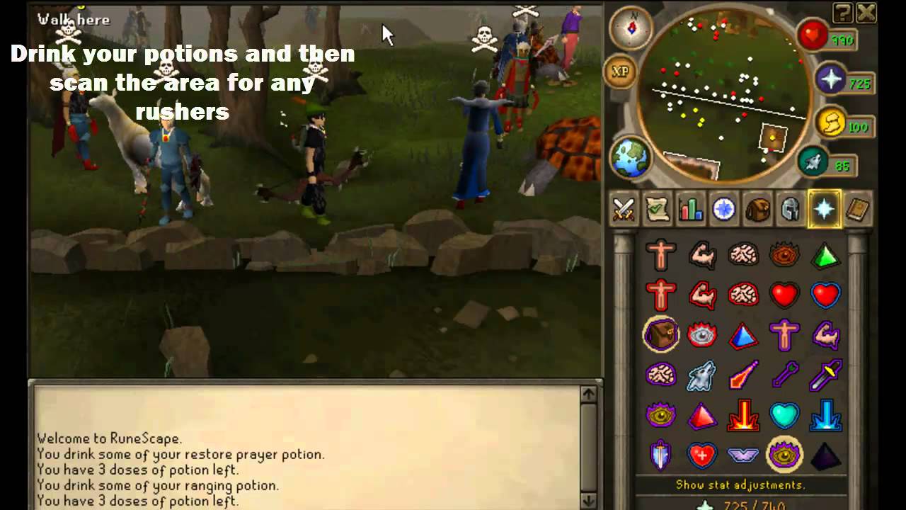 Runescape - Dark bow anti rushing - Tutorial