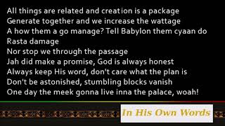 Nas &amp; Damian Marley - In His Own Words ft. Stephen Marley [Lyrics]