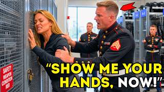 A Marine Slammed The Woman Into The Armory Cage—Then Her Real Rank Emptied The Room In Seconds