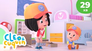 картинка: Клео та Кукiн 📦 Служба доставки ✉️ Улюблені дитячі мультики 🎬 Cleo & Cuquin