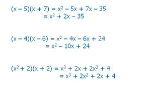 Algebra: Foil Method