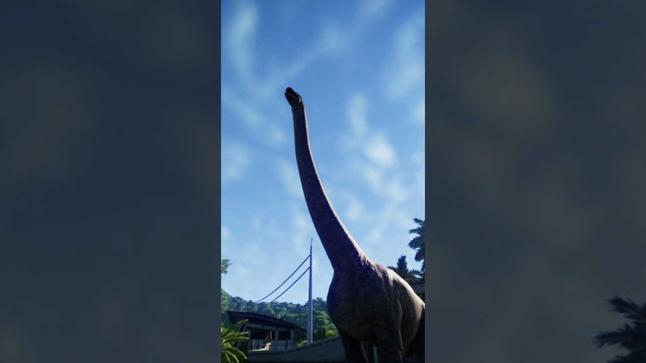 Jurassic World! Brachiosaurus Roar: Grace Meets Power! 🦕🔊✨