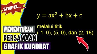 Video tutorial (imath tutorial) ini memberikan materi tentang grafik
fungsi kuadrat. di dalam kuadrat akan membahas cara mendiskripsikan
te...