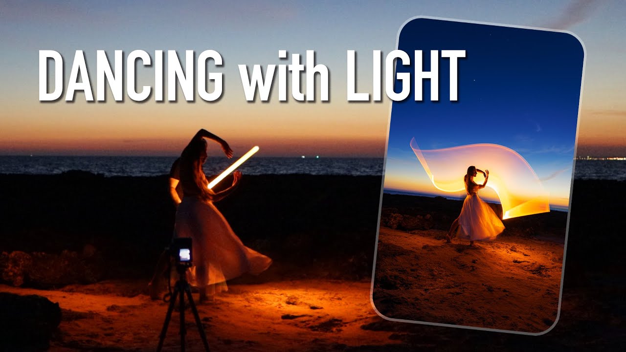 Light-Painting Photography with a Dancer  - Sublument