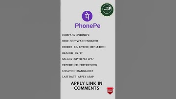 PhonePe off campus Full Time | Software Engineer #phonepe | latest job updates | daily job updates