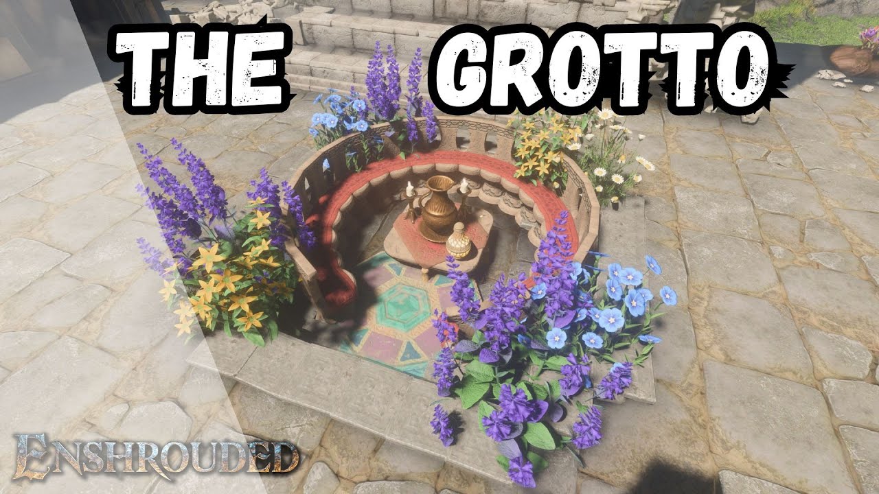 Enshrouded Tips | How to make a GROTTO!! - YouTube