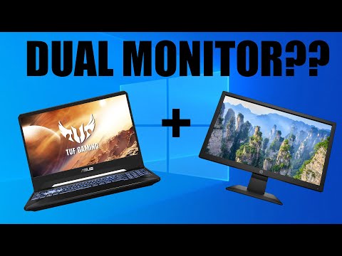 How to setup DUAL MONITOR? | HP V20 HD+ UNBOXING | Laptop + Monitor | Streaming set up
