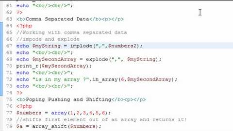PHP Programming 14 Array Functions 2