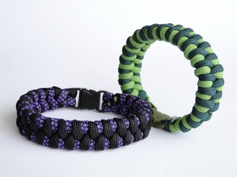 how-to-make-a-simple-"two-strand-core"-zawbar-paracord-survival-bracelet