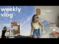 weekly vlog 🌷 IKEA visit, changing my studio (again), DIYing & opening packages ✨📝 🛁