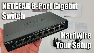 #geekstreet #netgear #networkswitch netgear gs308 8-port gigabit
ethernet network switch unboxing and setup of the 8 port unmanage...