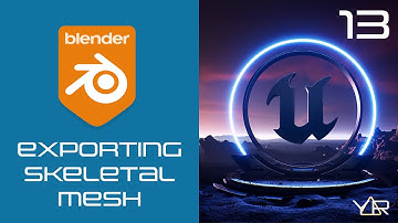 How to Export Skeletal Mesh+Animations from Blender to Unreal Engine 5