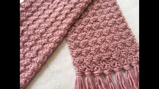 Crochet Scarf Fast and Easy | One Row Repeat