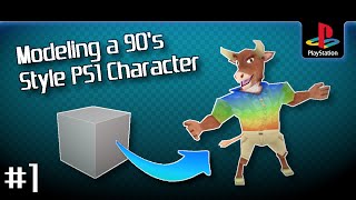 Blender Tutorial | Your own PS1 Mascot!  Part 1: Character Modeling