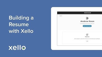 Building a Resume with Xello