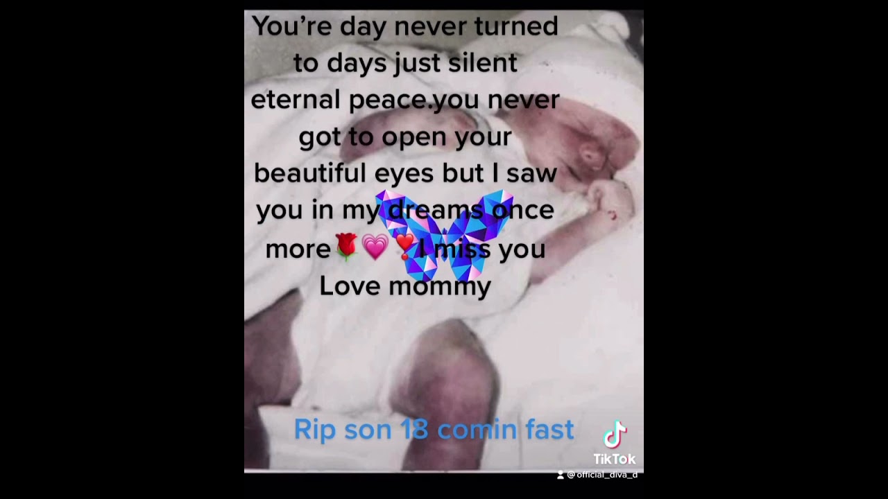Rip Baby Boy Momma Will Always Love You Divad630dh Victormauricioreyes 6 7 03 Youtube