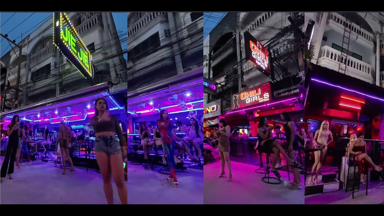 Pattaya Soi Chaiyapoon Evening Walk | Ladyboy Bars & Street Scene