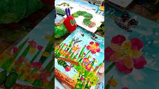 Kindergarten Art Projects for kids inspired story book illustration #painting #artshorts #kidsart