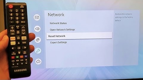 Samsung Smart TV: How to Reset Network (Problems with WiFi? Weak or No Signal )