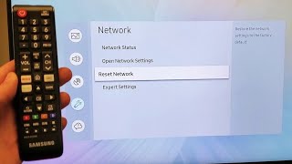Samsung Smart TV: How to Reset Network (Problems with WiFi? Weak or No Signal ) screenshot 4