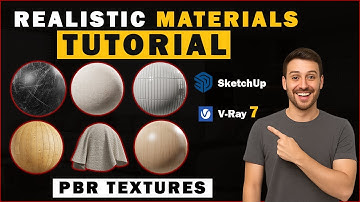V-Ray 7 Materials in SketchUp – Wood, Metal, Fabric & More (Realistic Renders)