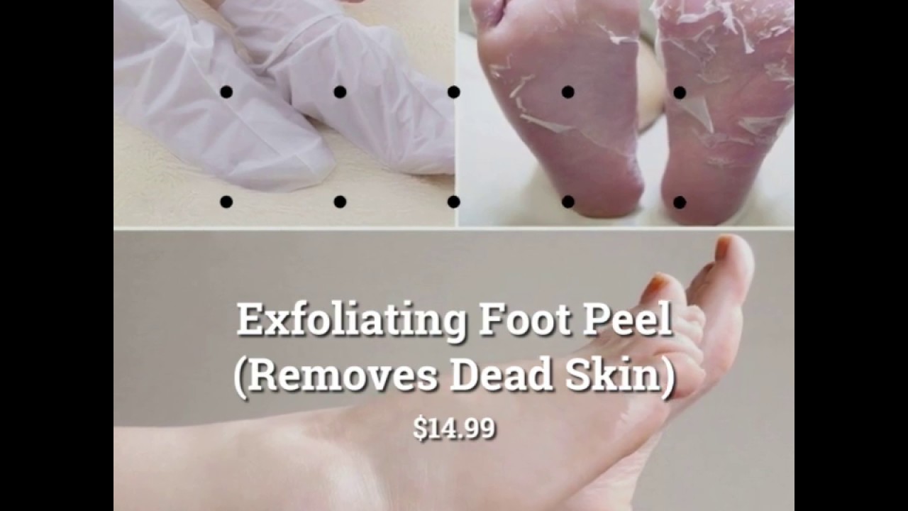 Exfoliating Foot Peel (Removes Dead Skin) YouTube