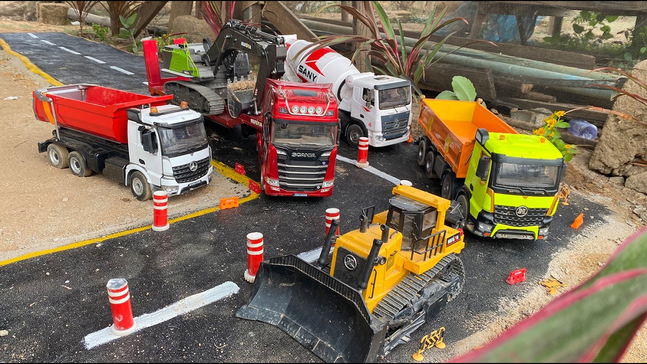 Fantastic # 04 RC Construction Site RC Excavators Dump Trucks Faszination Modellbau Friedrichshafen