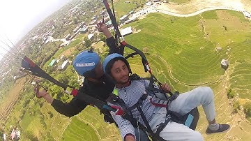 Paragliding in Bir Billing Himachal Pradesh take off to landing full video-HD