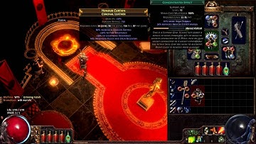 Path of Exile | Explosive Arrow Marauder 54 (Quill Rain Bow) | Piety at Cruel (18 seconds fight)