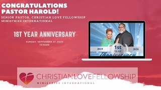 Pastor Harold's 1st Year Anniversary Video