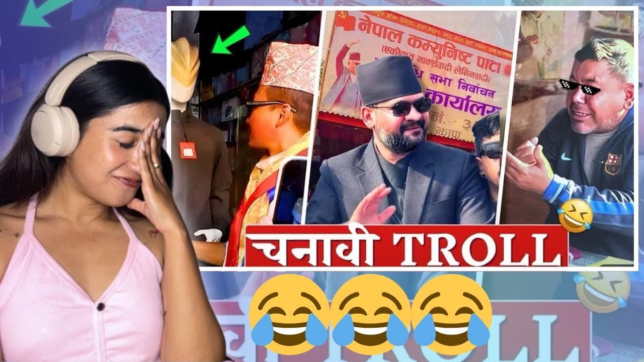 Marey Ma 😆 | Parbat Basnet - Savage Chunabi Memes | Vote K Ma ? | Reaction Video #300 