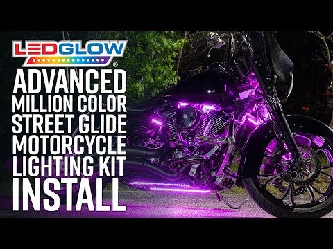 LEDGlow  Advanced Million Color LED Motorcycle Lighting Kit