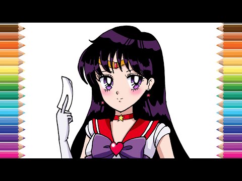 Video Cách vẽ Thủy Thủ Sao Hỏa Rei Hino / How to draw Sailor... - youtube