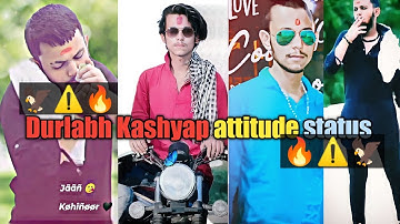 durlabh Kashyap attitude video. king of ujjain video song. atitude Kashyap short video gangster king