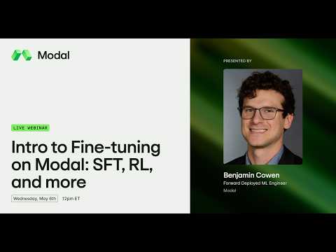 Intro to Fine-Tuning on Modal: SFT, RL, and more Episode cover
