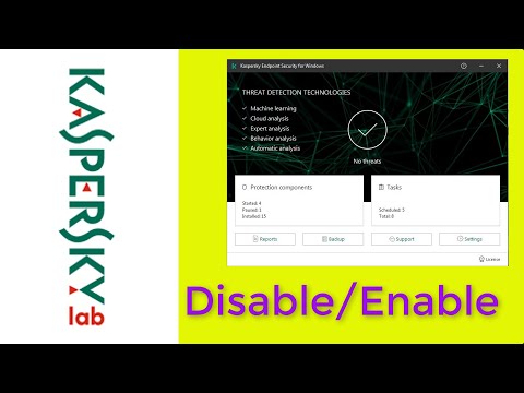 How to disable/enable Kaspersky Antivirus 2020 AO Kaspersky Lab