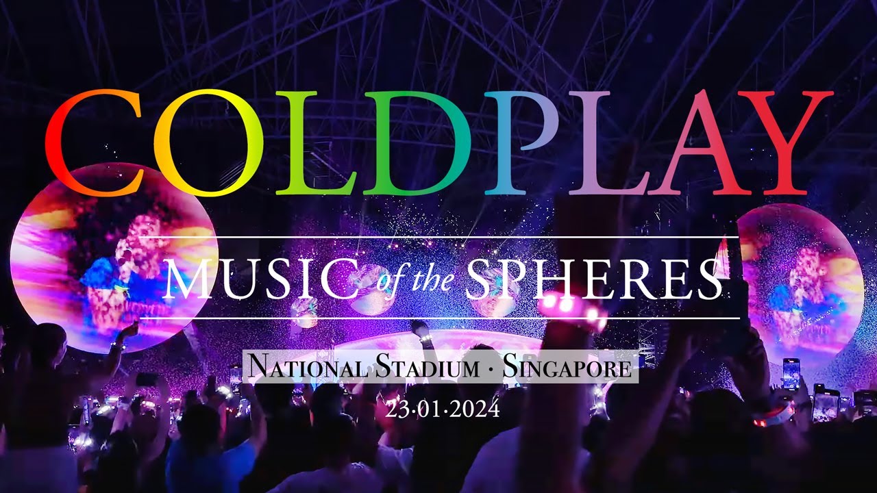 Coldplay Live in Singapore Music of the Spheres 2024 23.01.2024