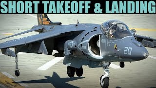 AV8B Harrier: STOL Short Takeoff & Landing Tutorial | DCS WORLD