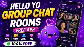 Best Group Voice Chat App? Hello Yo App Live Demo & Review | How to use Free dating Apk | #dating screenshot 2