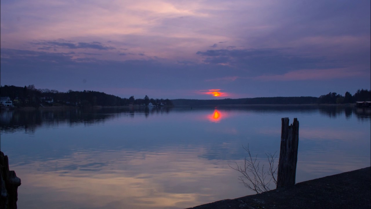 Timelapse Sunset Röblinsee