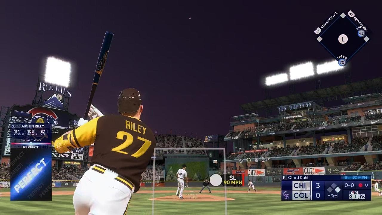 MLB The Show 22 - POTM Austin Riley Uncorks  460-foot Homer
