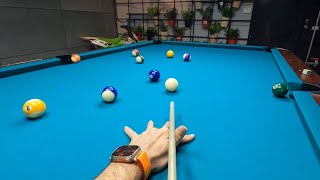 pool Headcam  pov & Table View  Cue Ball Control  asmr  satisfying videos gopro screenshot 5