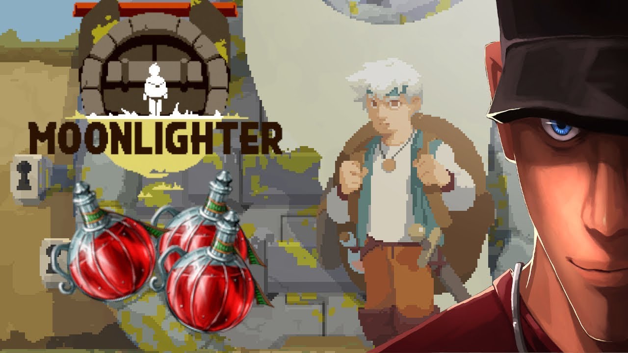 Moonlighter Part 1 Dungeon 1 - HOW MUCH FOR THAT HEALING POTION?! | Let's Play Moonlighter Gameplay