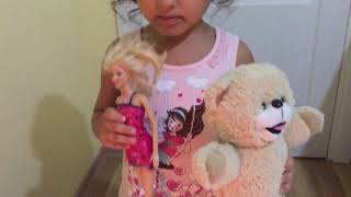 Sen Olsan Bari Aleyna Tilki Yumoş Ayı Ve Barbie Ile Klip Çektikeğlenceli Çocuk Videosu