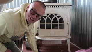 Wood Stove Installation For Our Off-Grid Home | Duravent Thru Wall Kit