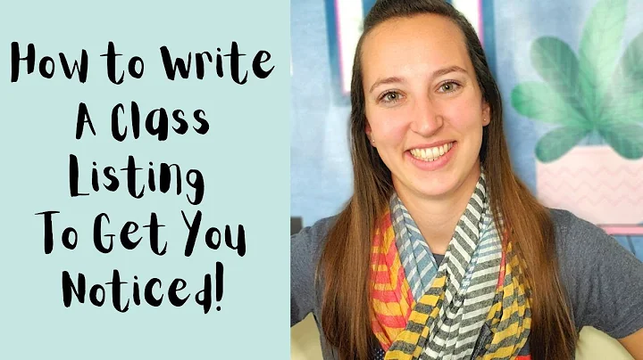 How To Write An Outschool Class Listing That Will Get You Noticed!