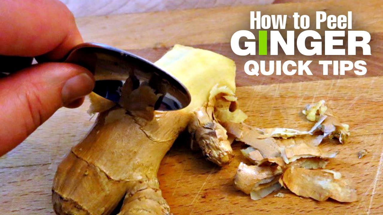How to peel Ginger in Seconds | Super Quick Ginger Peeling Life Hack by WOW Recipes